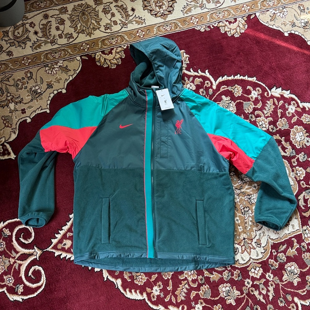 Nike LIVERPOOL FC ALL WEATHER FLEECE SOCCER JACKET men’s XXL